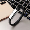 Compact Leather USB Charging Cable for iPhone, Samsung, HUAWEI, Xiaomi