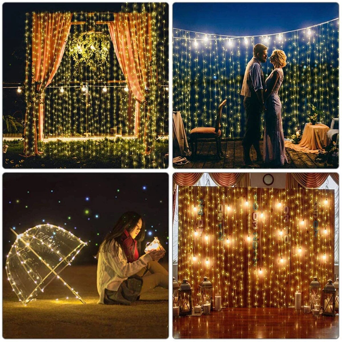 LED Curtain Lights Decoration